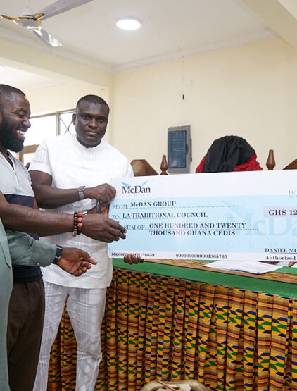 McDan Supports La Homowo with 120,000 GHC