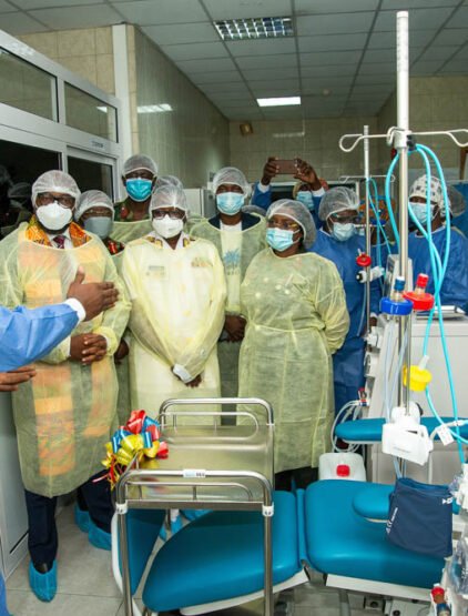 Dr. Daniel McKorley donates Dialysis machine to 37 Military Hospital